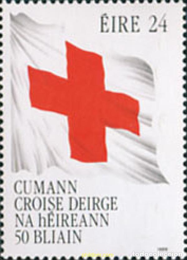 Sellos: 164895 MNH IRLANDA 1989 50 ANIVERSARIO DE LA CRUZ ROJA