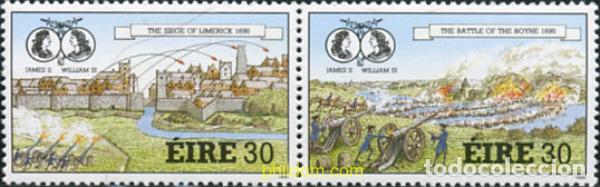 Selos: 147226 MNH IRLANDA 1990 3 CENTENARIO DE LA BATALLA DEL BOYNE Y EL ASEDIO DE LIMERICK