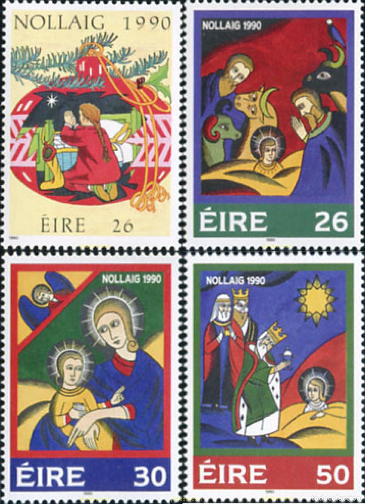 Sellos: 147233 MNH IRLANDA 1990 NAVIDAD