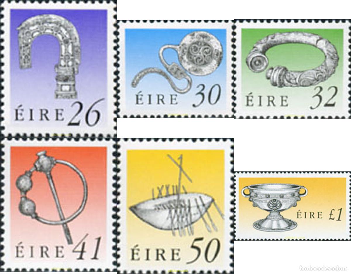 Sellos: 147222 MNH IRLANDA 1990 TESOROS DE ARTE DE IRLANDA