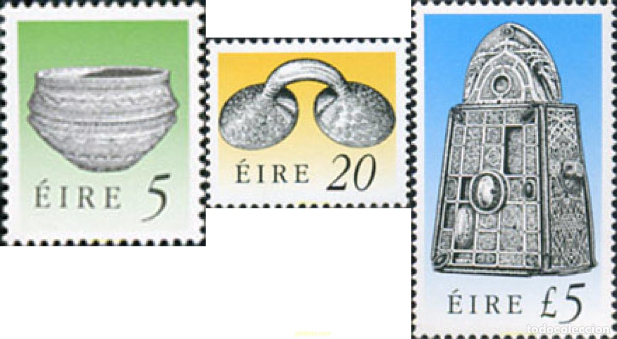 Sellos: 147250 MNH IRLANDA 1991 TESOROS DE ARTE DE IRLANDA