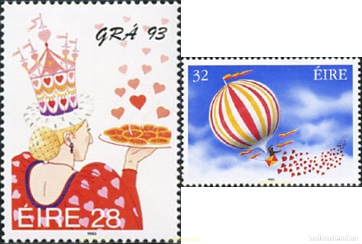 Sellos: 164989 MNH IRLANDA 1993 DIA DE SAN VALENTIN
