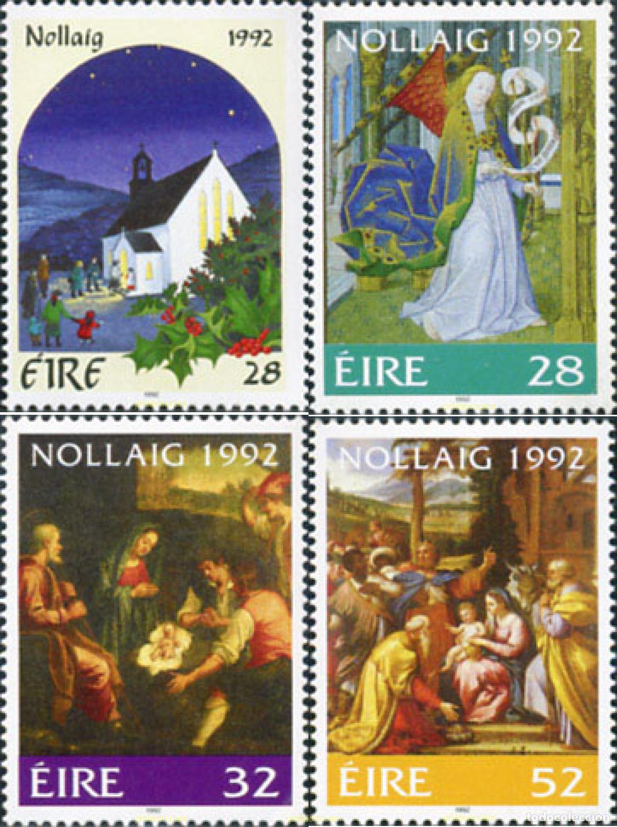 Sellos: 147272 MNH IRLANDA 1992 NAVIDAD