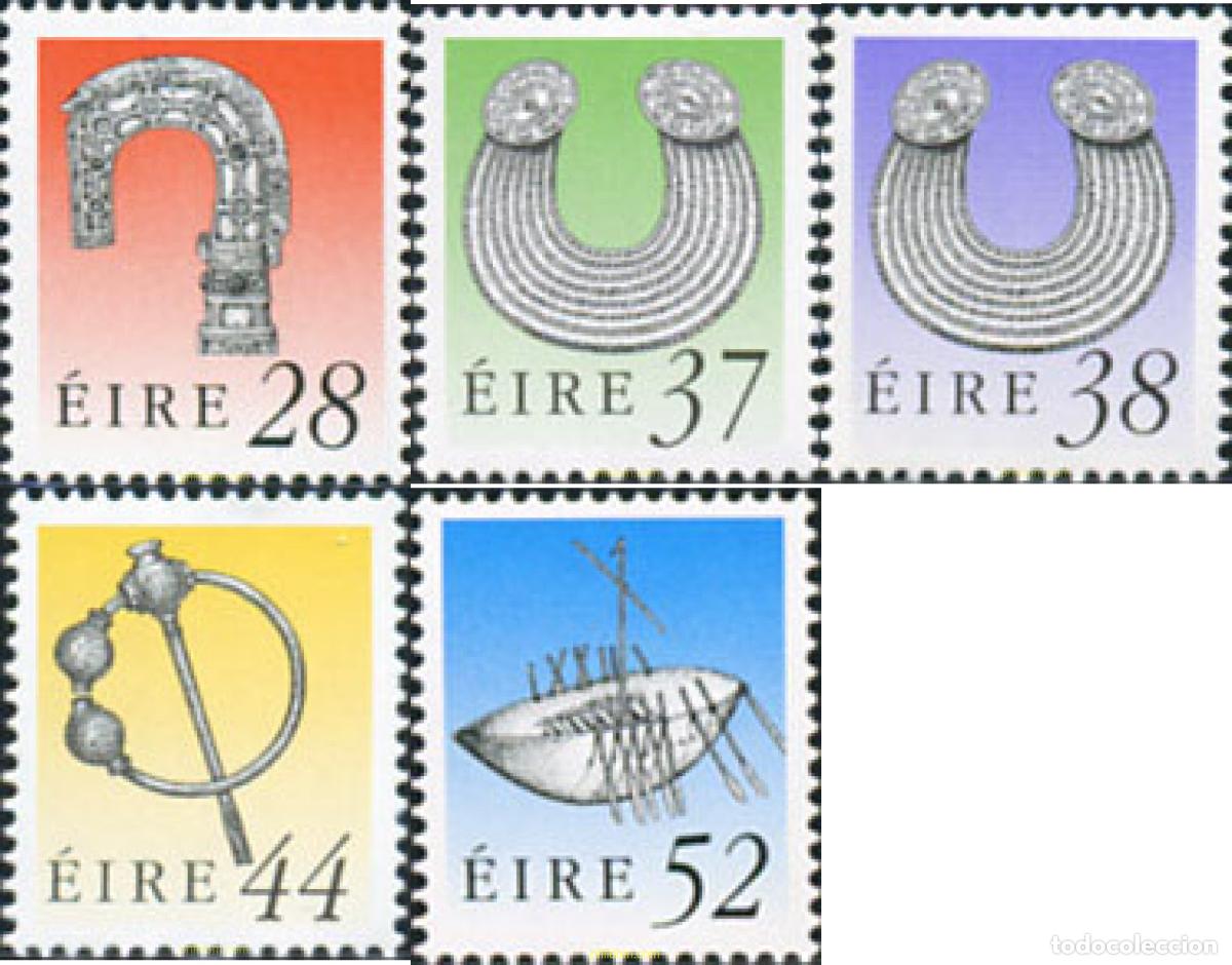 Sellos: 147253 MNH IRLANDA 1991 TESOROS DE ARTE DE IRLANDA