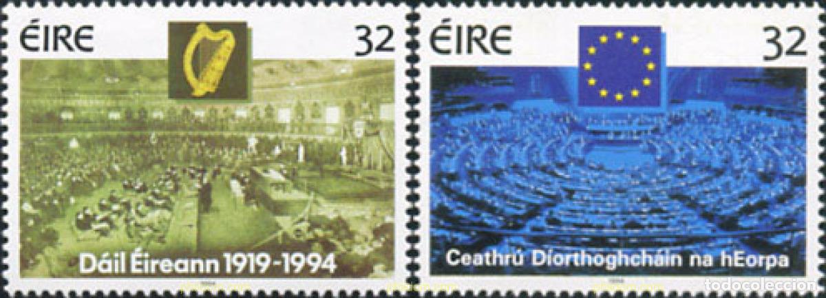 Selos: 147285 MNH IRLANDA 1994 75 ANIVERSARIO DEL DAIL EIREANN (PARLAMENTO IRLANDES) Y 4 ELECCIONES AL PAR