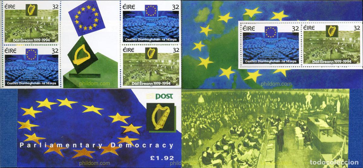 Selos: 147286 MNH IRLANDA 1994 75 ANIVERSARIO DEL DAIL EIREANN (PARLAMENTO IRLANDES) Y 4 ELECCIONES AL PAR