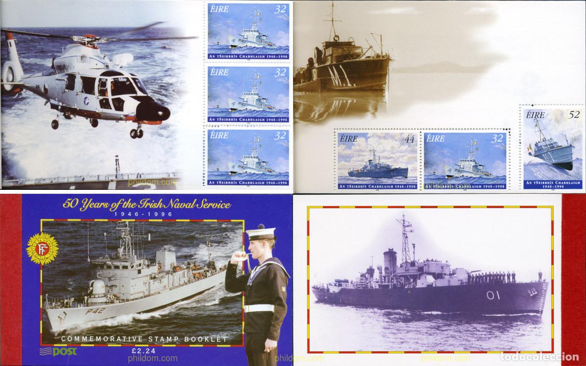 Sellos: 147310 MNH IRLANDA 1996 50 ANIVERSARIO DEL SERVICIO NAVAL DE IRLANDA