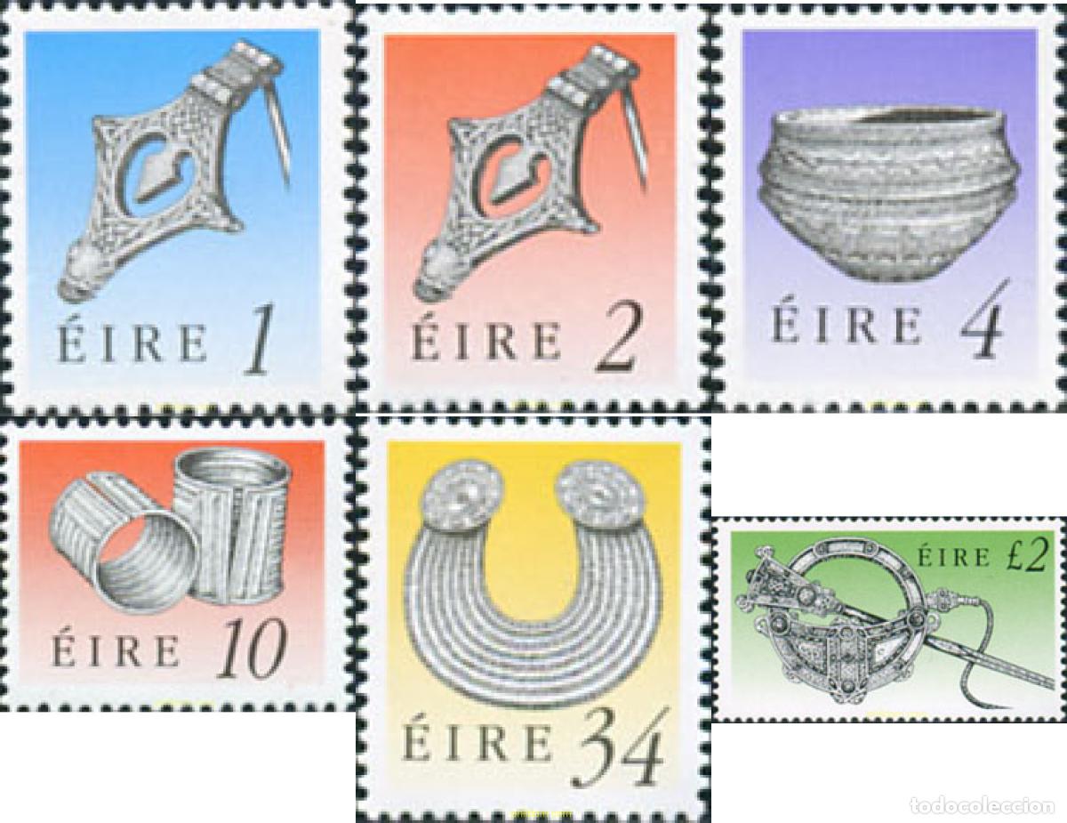 Sellos: 147228 MNH IRLANDA 1990 TESOROS DE ARTE DE IRLANDA