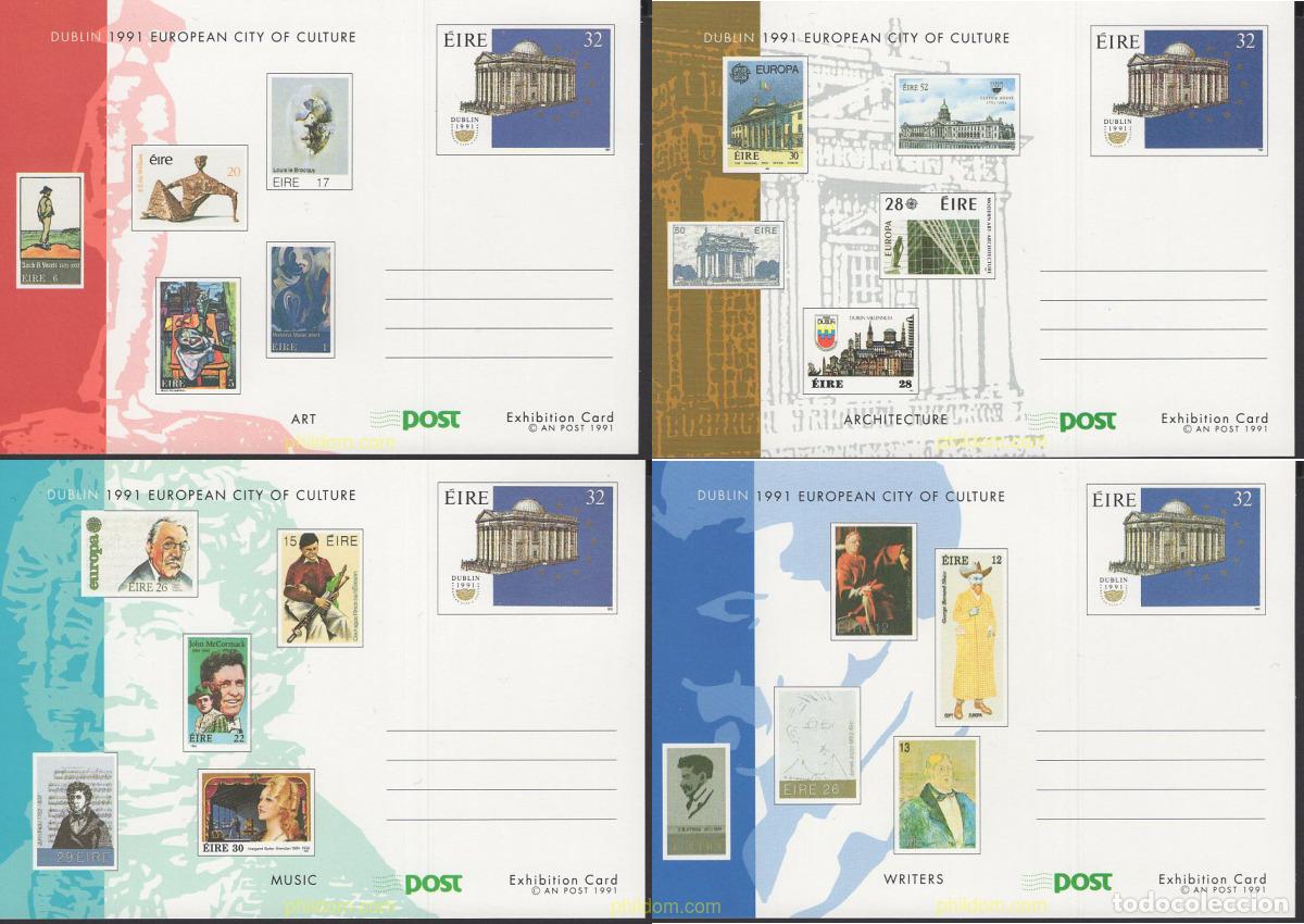 Sellos: 662688 MNH IRLANDA 1991 DUBLIN. CIUDAD EUROPEA DE LA CULTURA 1991
