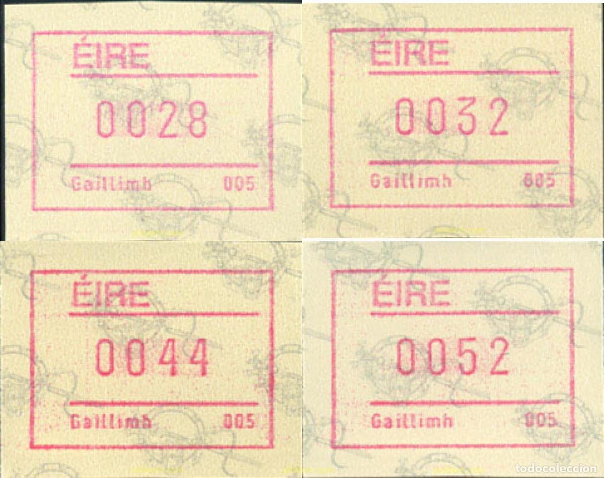Sellos: 216550 MNH IRLANDA 1990 ETIQUETA DE FRANQUEO