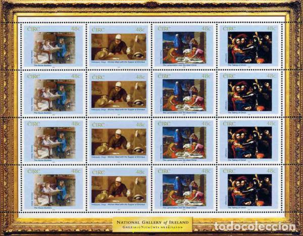 Sellos: 148296 MNH IRLANDA 2004 GALERIA NACIONAL DE IRLANDA