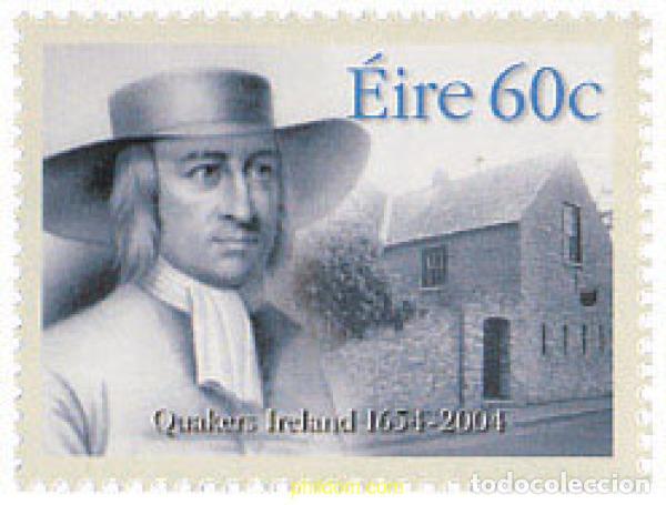 Sellos: 153252 MNH IRLANDA 2004 350 ANIVERSARIO DE LOS QUAQUEROS