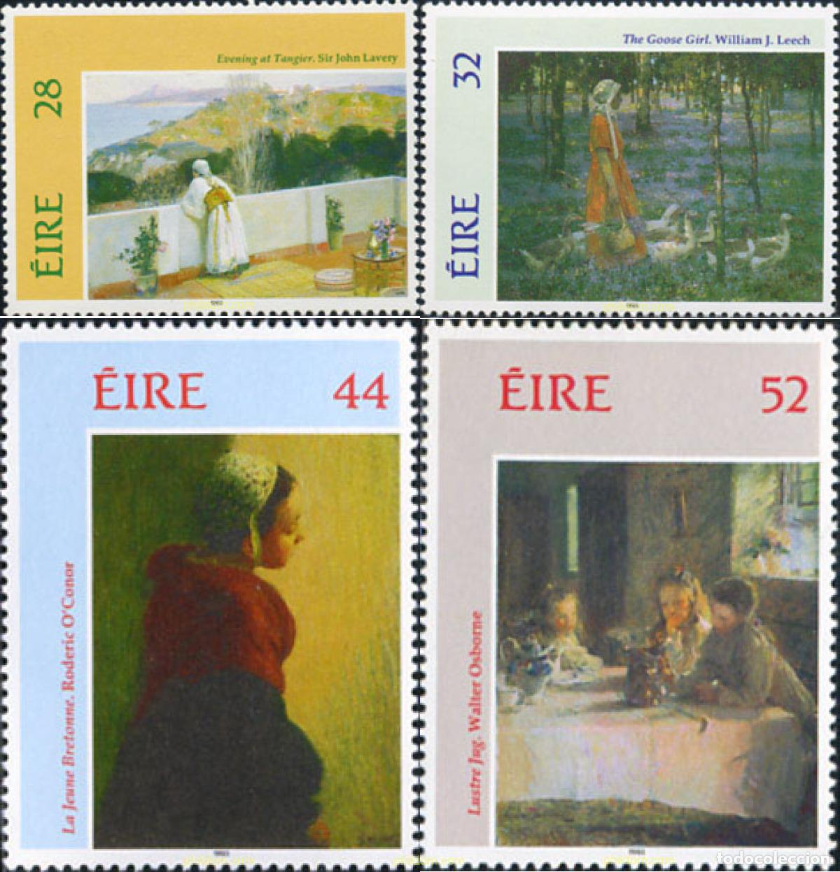 Sellos: 147278 MNH IRLANDA 1993 IMPRESIONISMO IRLANDES