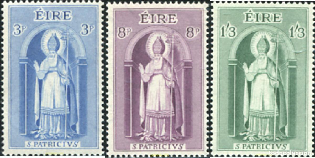 Sellos: 164429 MNH IRLANDA 1961 1500 ANIVERSARIO DE LA MUERTE DE SAN PATRICIO