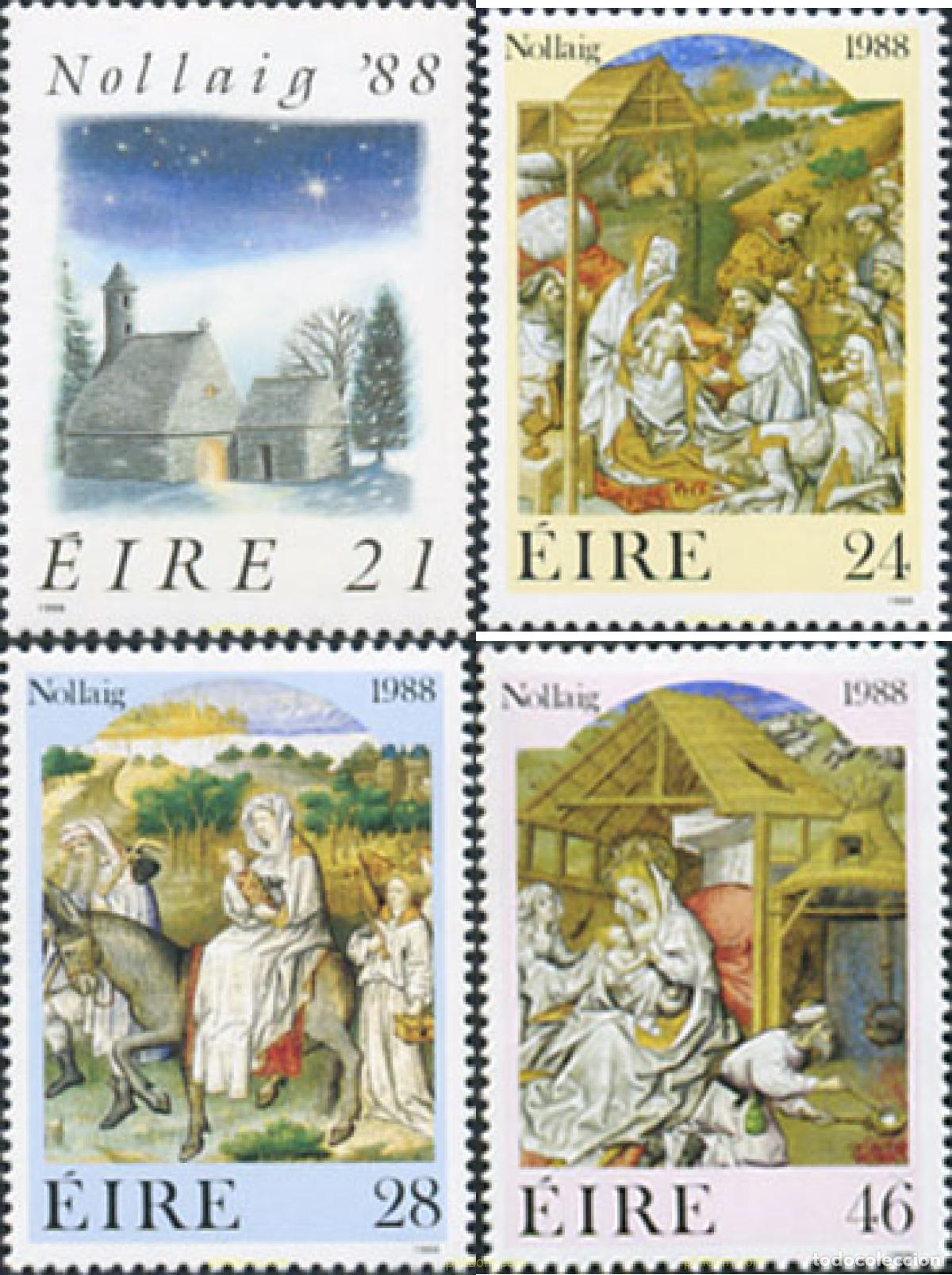Sellos: 147206 MNH IRLANDA 1988 NAVIDAD