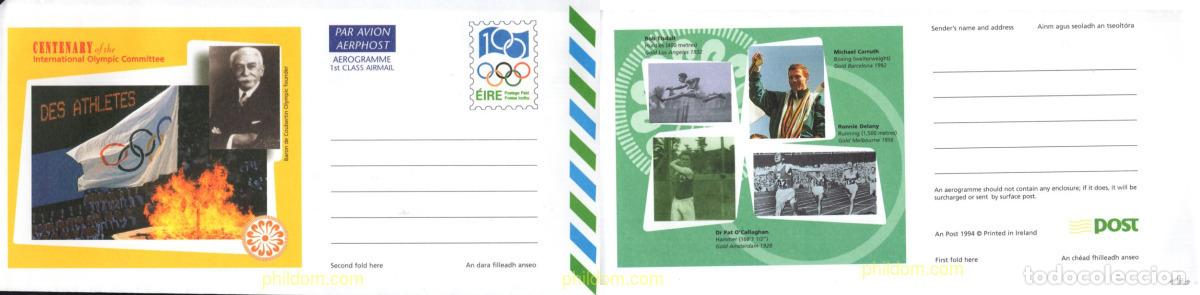 Sellos: 716054 MNH IRLANDA 1994 FINLANDIA 95. CENTENARIO DEL COMITE OLIMPICO INTERNACIONAL