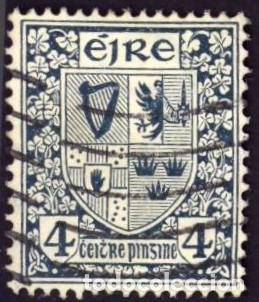 Briefmarken: Irlanda. Escudo de Armas. 1922-24. YT-46. Usado