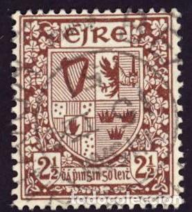 Sellos: Irlanda. Escudo de Armas. 1941. YT-82. Usado