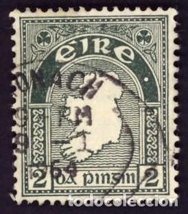 Sellos: Irlanda. Mapa. 1941-44. YT-81. Usado
