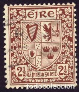 Sellos: Irlanda. Escudo de Armas. 1941. YT-82. Usado