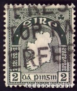 Sellos: Irlanda. Espada de Luz. 1940. YT-85. Usado