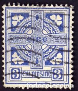Sellos: Irlanda. Cruz Celta. 1940. YT-83. Usado