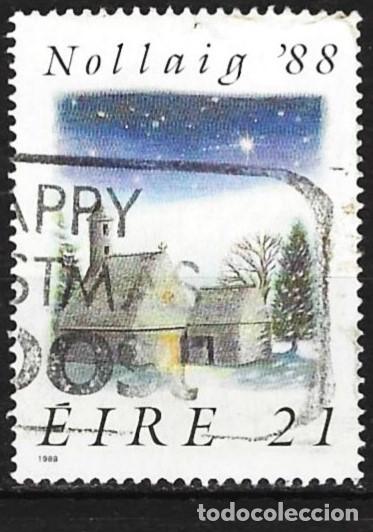 Sellos: Irlanda 1988 - Mi 665 - YT 671 - Navidad : Iglesia