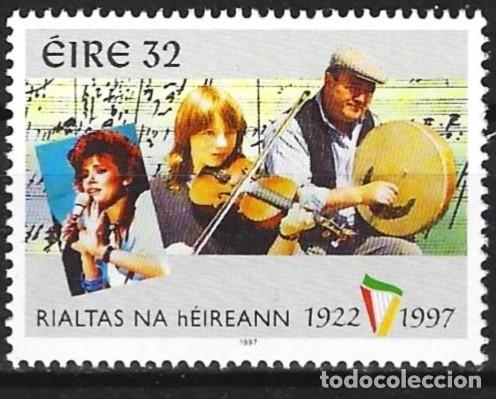 Sellos: Irlanda 1997 - Mi 997 - YT 999 - La musica - MNH**