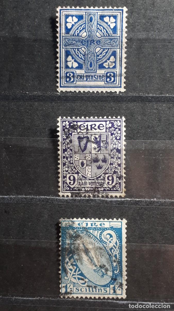 Selos: IRLANDA. A&Ntilde;O 1922-4. &deg;. YVERT 45, 49, 51.