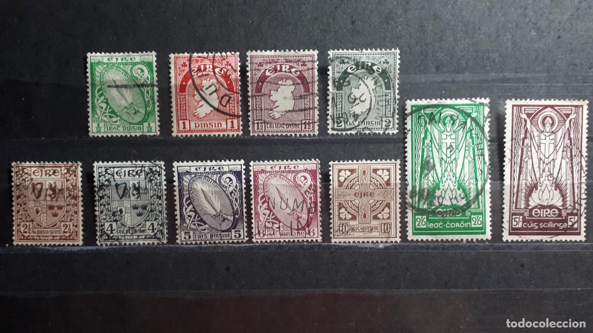 Selos: IRLANDA. A&Ntilde;O 1941-4. &deg;. YVERT 78/82, 84/6, 88, 90/1.