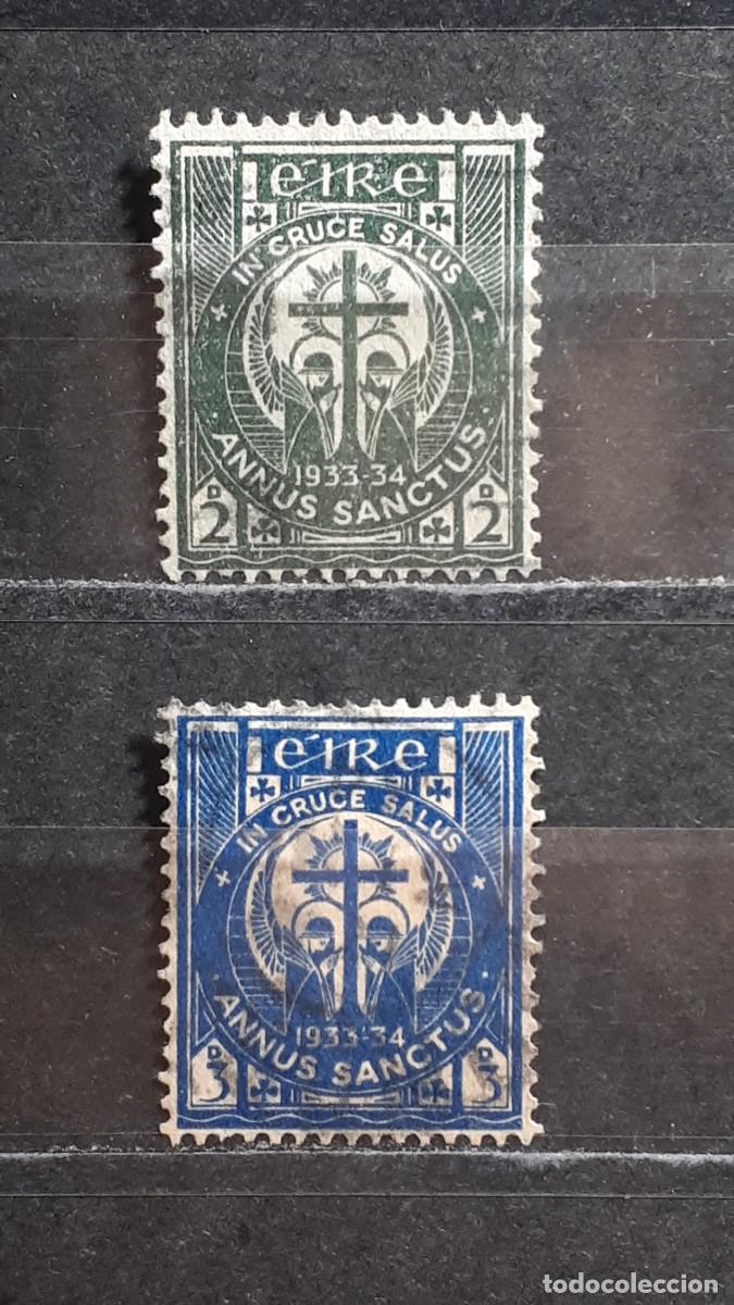 Sellos: IRLANDA. A&Ntilde;O 1933. &deg;. YVERT 62/3