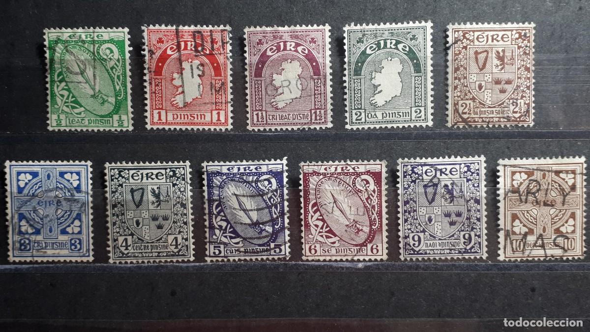Sellos: IRLANDA. A&Ntilde;O 1941-4. &deg;. YVERT 78/88