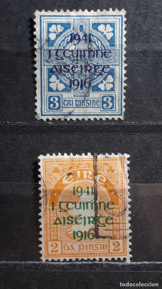 Sellos: IRLANDA. A&Ntilde;O 1941. &deg;. YVERT 93/4