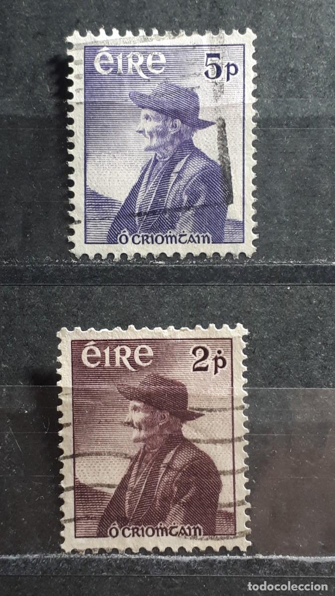 Sellos: IRLANDA. A&Ntilde;O 1957. &deg;. YVERT 130/1. Bien CENTRADO