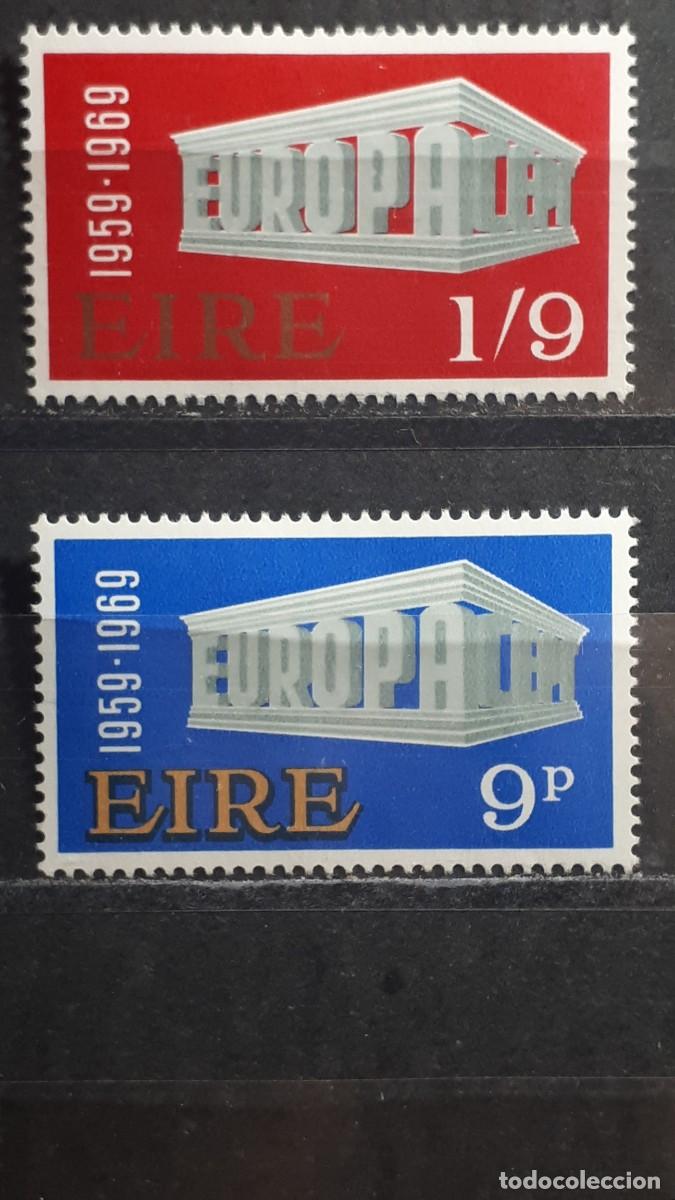 Sellos: IRLANDA. EUROPA. A&Ntilde;O 1969. *. YVERT 232/3
