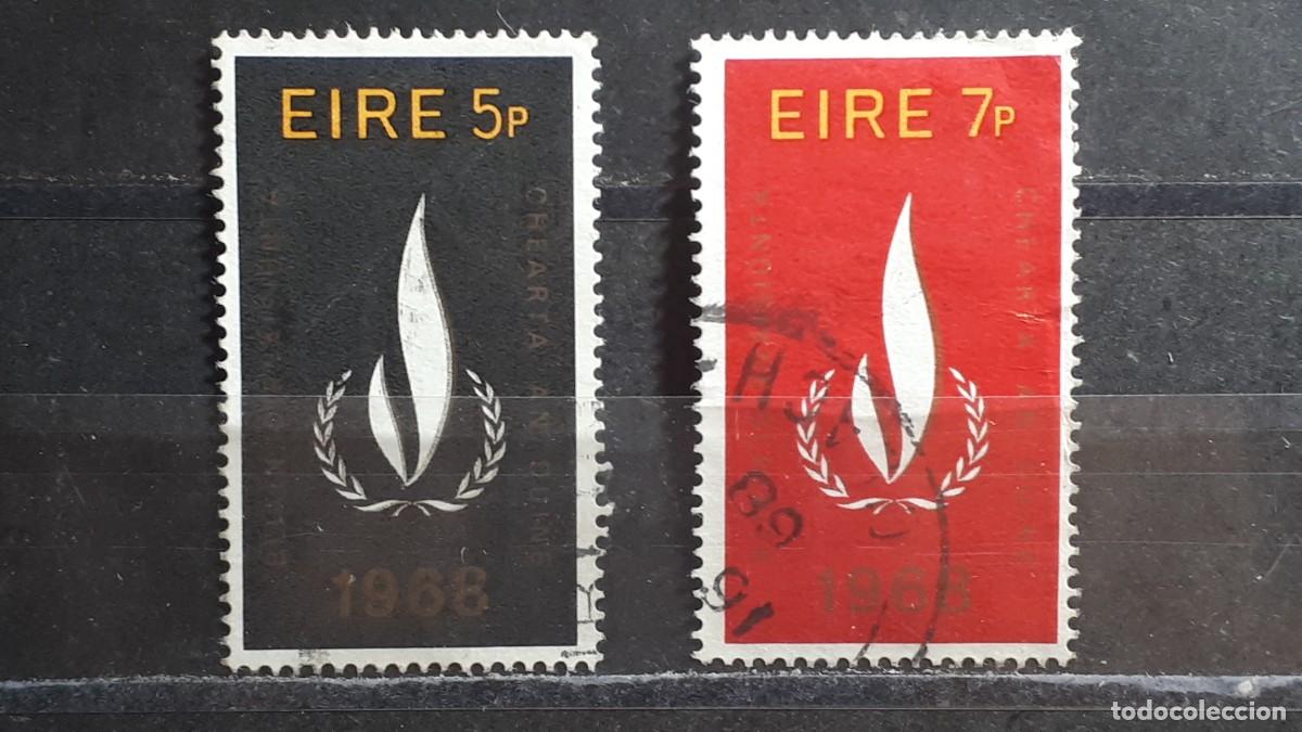 Stamps: IRLANDA. EUROPA. A&Ntilde;O 1968. &deg;. YVERT 227/8