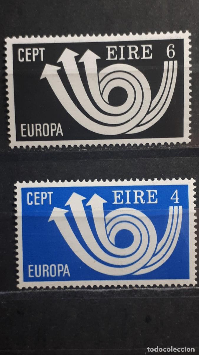 Sellos: IRLANDA. EUROPA. A&Ntilde;O 1973. *. YVERT 291/2
