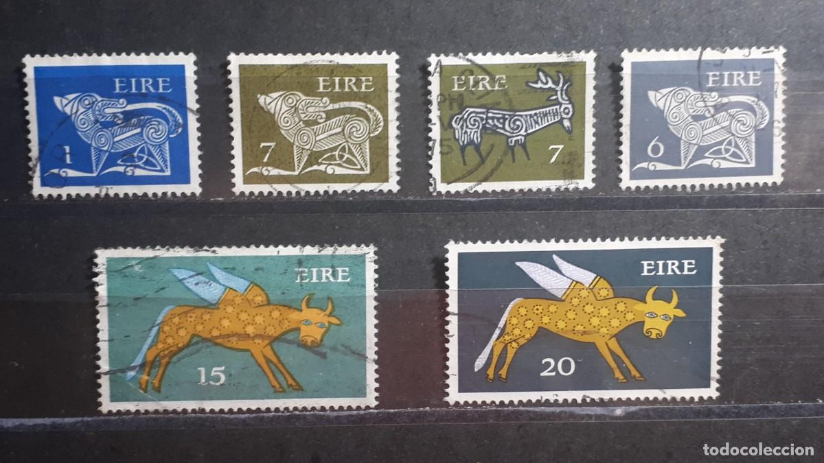 Sellos: IRLANDA. A&Ntilde;O 1975. &deg; YVERT 318A, 319, 320, 320A, 322, 322A