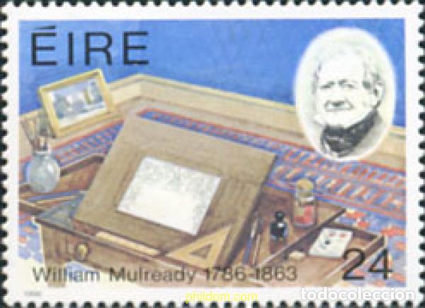 Sellos: 216552 MNH IRLANDA 1986 200 ANIVERSARIO DEL NACIMIENTO DE WILLIAM MULREADY Y CHARLES BIANCONI