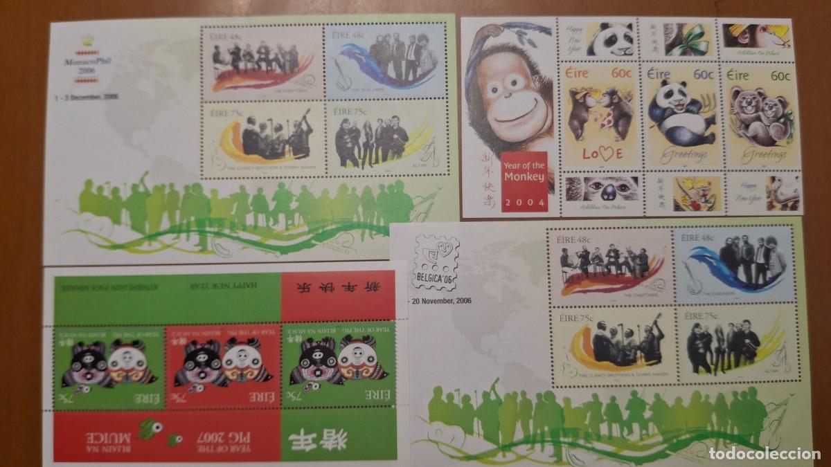 Stamps: HB4 HOJITAS BLOQUE de IRLANDA en NUEVO ideal para tematicas (leer descripcion)