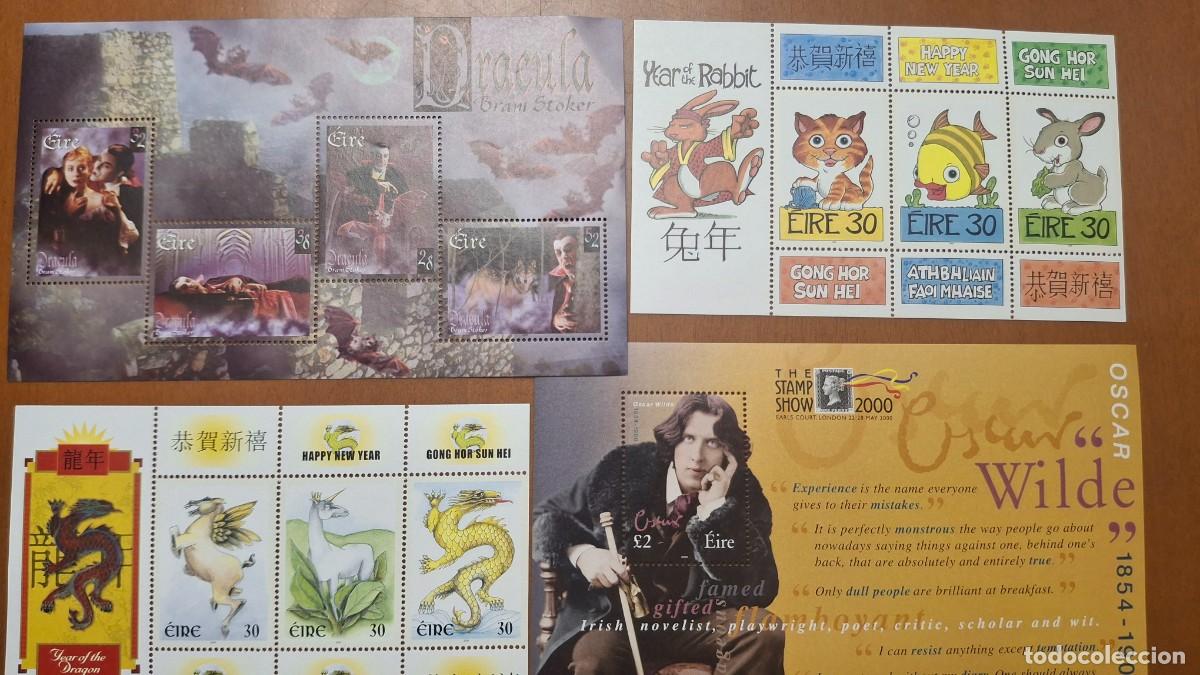 Briefmarken: HB5 HOJITAS BLOQUE de IRLANDA en NUEVO ideal para tematicas (leer descripcion)