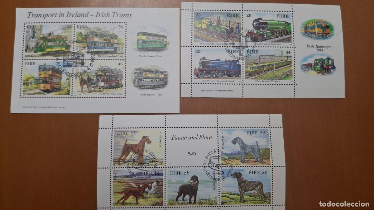 Stamps: HB16 HOJITAS BLOQUE de IRLANDA en usado ideal para tematicas (leer descripcion)