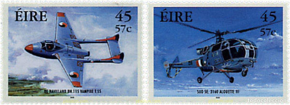 Sellos: 796423 MNH IRLANDA 2000 AVIONES MILITARES