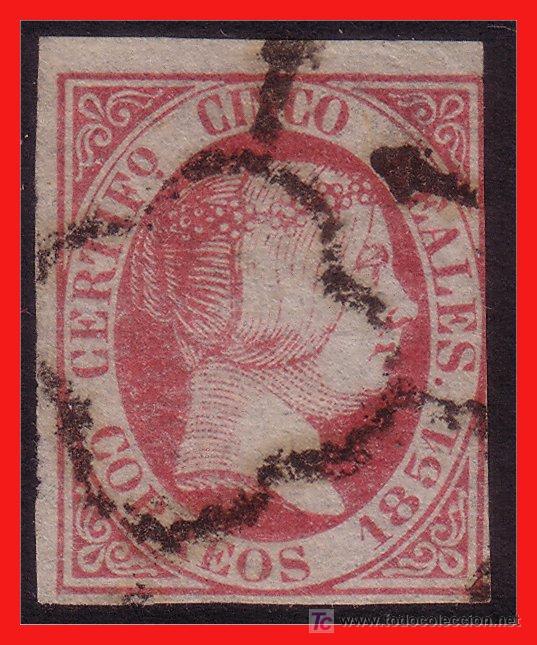 Sellos: 1851 ISABEL II, N&ordm; 9 (O) - Foto 1