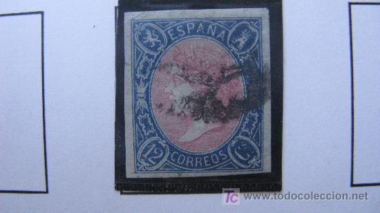 Sellos: 1865 isabel II edifil 70 - Foto 1