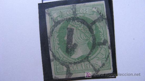 Sellos: 1860/61 isabel II edifil 51 - Foto 1