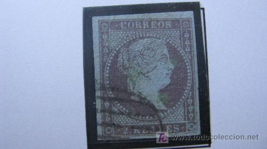 Sellos: 1855 isabel II  edifil 42 - Foto 1