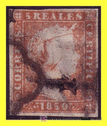 Sellos: 1850 Isabel II n&ordm; 3 (o) - Foto 1