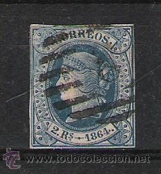 Sellos: ESPA&Ntilde;A ISABEL II N&ordm; 68 - Foto 1