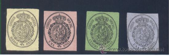 Sellos: EDIFIL 35/38 &rdquo;ESCUDO DE ESPA&Ntilde;A&rdquo; - Foto 1